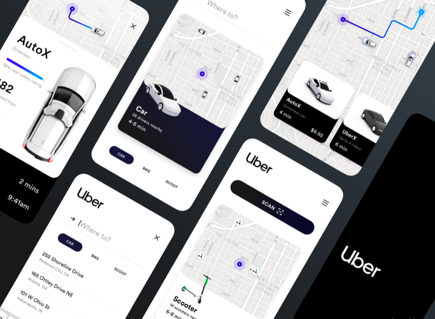 打车类APP仿Uber UI素材源文件下载插图1